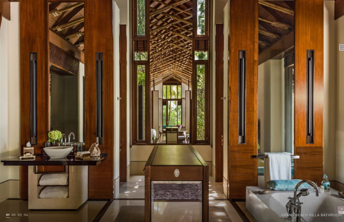 双卧豪华沙滩别墅-Grand Beach Villa Two Bedroom 房型图片及房间装修风格(唯一岛|唯逸岛|OO岛 One Only Reethi Rah)海岛马尔代夫 